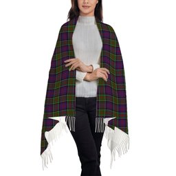ScotsTee Shop Scottish MacDonald of Clanranald 2 Solf Tartan Plaid Tassel Winter Scarf