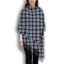ScotsTee Shop Scottish Royal Canadian Air Force Solf Tartan Plaid Tassel Winter Scarf