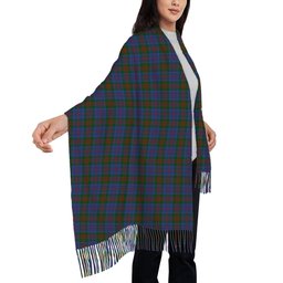 ScotsTee Shop Scottish Stewart of Appin 2 Solf Tartan Plaid Tassel Winter Scarf