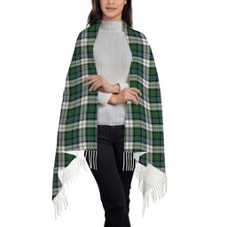 ScotsTee Shop Scottish MacCallum Dress Ancient Solf Tartan Plaid Tassel Winter Scarf