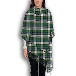 ScotsTee Shop Scottish MacCallum Dress Ancient Solf Tartan Plaid Tassel Winter Scarf