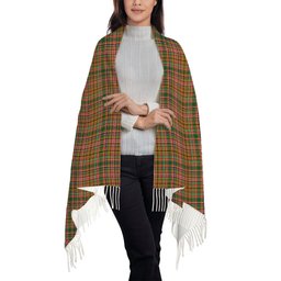 ScotsTee Shop Scottish Ogilvie (Ogilvy) of Strathallan Ancient Solf Tartan Plaid Tassel Winter Scarf