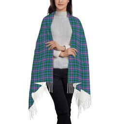 ScotsTee Shop Scottish Pitcairn Hunting Solf Tartan Plaid Tassel Winter Scarf