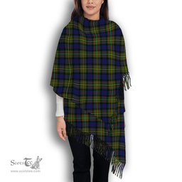 ScotsTee Shop Scottish MacLaren Modern Solf Tartan Plaid Tassel Winter Scarf