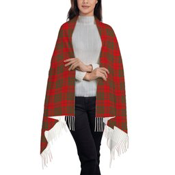 ScotsTee Shop Scottish McAlister of Glenbarr Modern Solf Tartan Plaid Tassel Winter Scarf