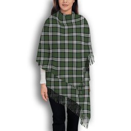 ScotsTee Shop Scottish McLaren Dress Solf Tartan Plaid Tassel Winter Scarf