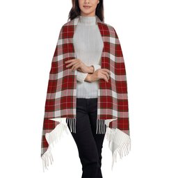 ScotsTee Shop Scottish MacFie Dress Ancient Solf Tartan Plaid Tassel Winter Scarf