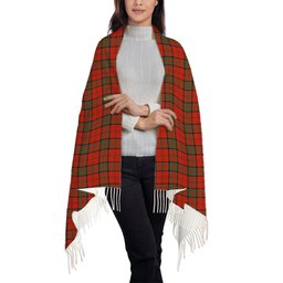 ScotsTee Shop Scottish McDonell of Keppoch Ancient Solf Tartan Plaid Tassel Winter Scarf