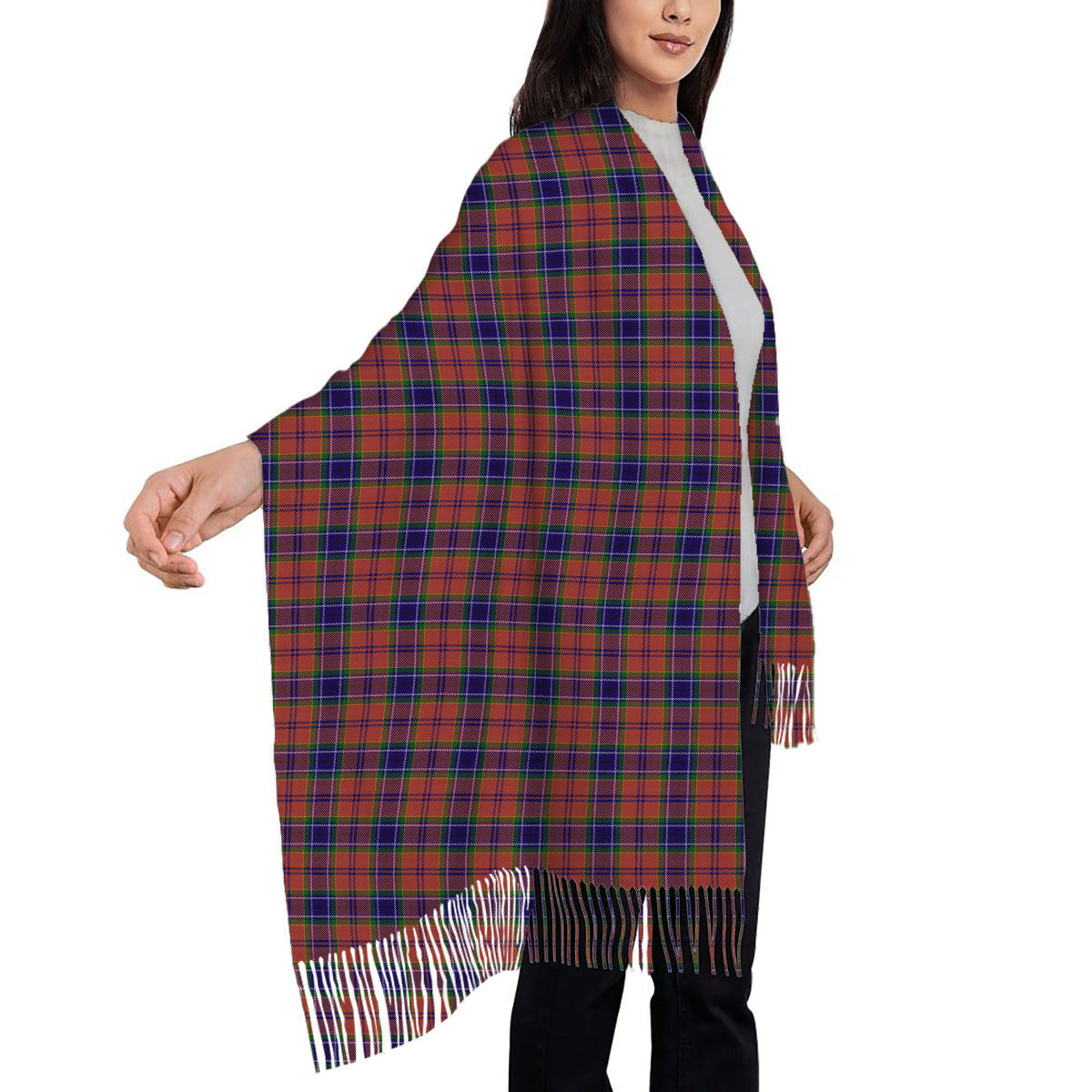 ScotsTee Shop Scottish MacCreary Solf Tartan Plaid Tassel Winter Scarf