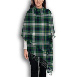 ScotsTee Shop Scottish Johnstone Dress Modern Solf Tartan Plaid Tassel Winter Scarf