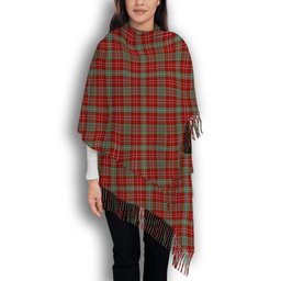 ScotsTee Shop Scottish Ogilvie 3 Solf Tartan Plaid Tassel Winter Scarf