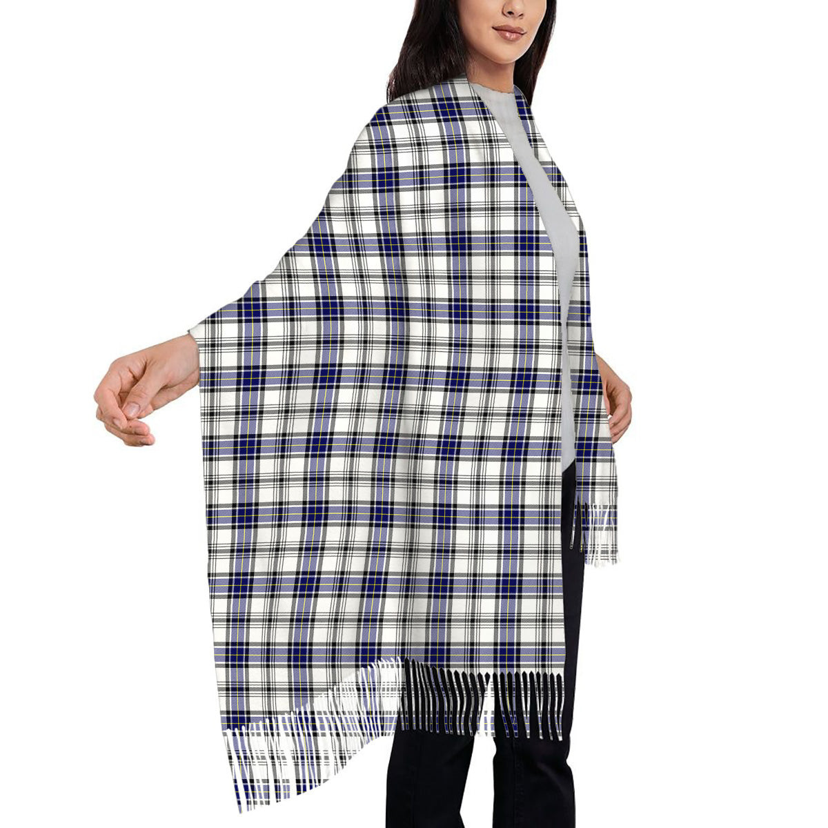 ScotsTee Shop Scottish Hannay SC Solf Tartan Plaid Tassel Winter Scarf