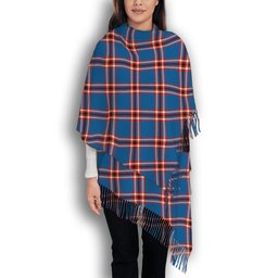 ScotsTee Shop Scottish Laing of Archiestown Ancient Solf Tartan Plaid Tassel Winter Scarf