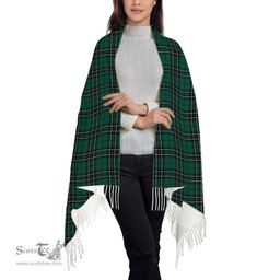 ScotsTee Shop Scottish MacLean of Duart Hunting Modern Solf Tartan Plaid Tassel Winter Scarf