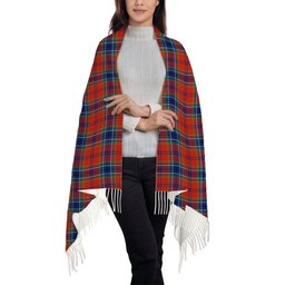 ScotsTee Shop Scottish MacCreary Modern Solf Tartan Plaid Tassel Winter Scarf