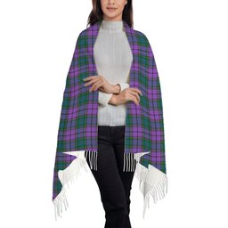 ScotsTee Shop Scottish Wardlaw Ancient Solf Tartan Plaid Tassel Winter Scarf