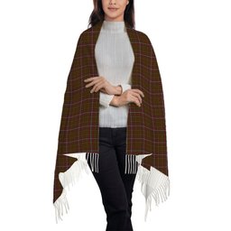 ScotsTee Shop Scottish Inches of Perth Solf Tartan Plaid Tassel Winter Scarf
