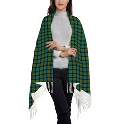 ScotsTee Shop Scottish Gunn Ancient Clan Solf Tartan Plaid Tassel Winter Scarf