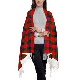 ScotsTee Shop Scottish McNicol of Scorrybreac Solf Tartan Plaid Tassel Winter Scarf