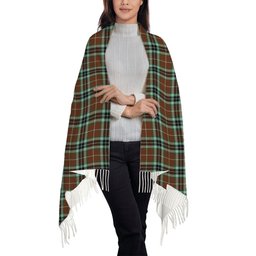 ScotsTee Shop Scottish Thomson Hunting Modern Solf Tartan Plaid Tassel Winter Scarf