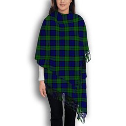 ScotsTee Shop Scottish Wartley Hunting Solf Tartan Plaid Tassel Winter Scarf