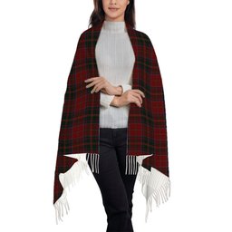 ScotsTee Shop Scottish McDonald of Glencoe Solf Tartan Plaid Tassel Winter Scarf