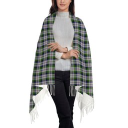 ScotsTee Shop Scottish MacNachten Dress Solf Tartan Plaid Tassel Winter Scarf