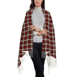 ScotsTee Shop Scottish McFie Dress Solf Tartan Plaid Tassel Winter Scarf