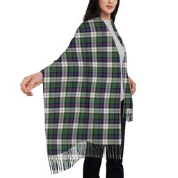 ScotsTee Shop Scottish MacCallum Dress Modern Solf Tartan Plaid Tassel Winter Scarf