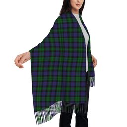 ScotsTee Shop Scottish Urquhart Logan Solf Tartan Plaid Tassel Winter Scarf