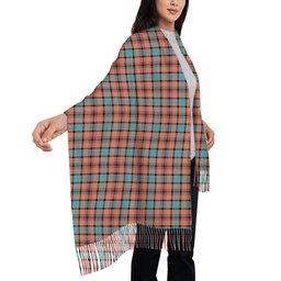 ScotsTee Shop Scottish Hannay Dress Ancient Solf Tartan Plaid Tassel Winter Scarf