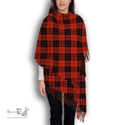 ScotsTee Shop Scottish MacLeod of Raasay Ancient Solf Tartan Plaid Tassel Winter Scarf