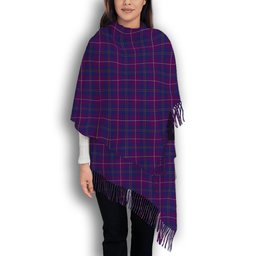 ScotsTee Shop Scottish Pride of Glencoe Solf Tartan Plaid Tassel Winter Scarf