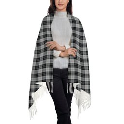 ScotsTee Shop Scottish MacRae, Dress Solf Tartan Plaid Tassel Winter Scarf