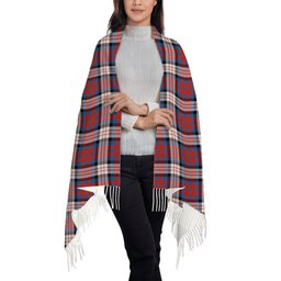 ScotsTee Shop Scottish McDonald Dress Irish Ancient Solf Tartan Plaid Tassel Winter Scarf