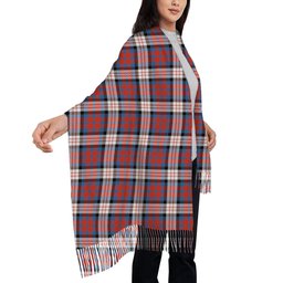 ScotsTee Shop Scottish McDonald Dress Irish Ancient Solf Tartan Plaid Tassel Winter Scarf