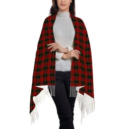 ScotsTee Shop Scottish Rosser of Wales Solf Tartan Plaid Tassel Winter Scarf