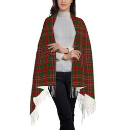 ScotsTee Shop Scottish McAlister Modern Solf Tartan Plaid Tassel Winter Scarf
