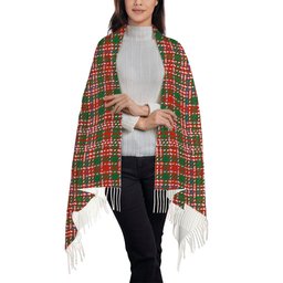 ScotsTee Shop Scottish MacAlister Ancient Clan Solf Tartan Plaid Tassel Winter Scarf