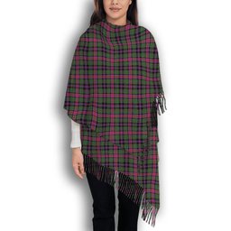 ScotsTee Shop Scottish Graham of Airth Ancient Solf Tartan Plaid Tassel Winter Scarf