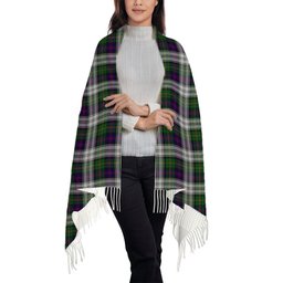 ScotsTee Shop Scottish MacCallum Dress - TD Solf Tartan Plaid Tassel Winter Scarf