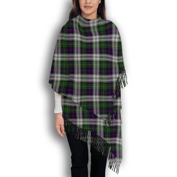 ScotsTee Shop Scottish MacCallum Dress - TD Solf Tartan Plaid Tassel Winter Scarf