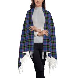 ScotsTee Shop Scottish Lang of Sherbrooke Modern Clan Solf Tartan Plaid Tassel Winter Scarf