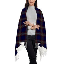 ScotsTee Shop Scottish York Regional Police Solf Tartan Plaid Tassel Winter Scarf