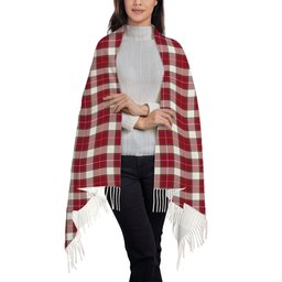 ScotsTee Shop Scottish McFie Dress Modern Solf Tartan Plaid Tassel Winter Scarf