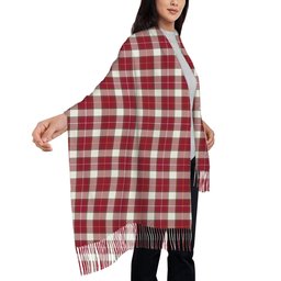 ScotsTee Shop Scottish McFie Dress Modern Solf Tartan Plaid Tassel Winter Scarf