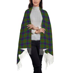 ScotsTee Shop Scottish Stewart of Appin Hunting Modern Solf Tartan Plaid Tassel Winter Scarf