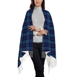 ScotsTee Shop Scottish MacCorquodale 2 Solf Tartan Plaid Tassel Winter Scarf