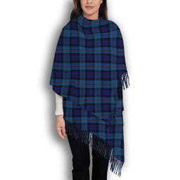 ScotsTee Shop Scottish MacCorquodale 2 Solf Tartan Plaid Tassel Winter Scarf
