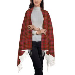 ScotsTee Shop Scottish MacAlister Modern SC Solf Tartan Plaid Tassel Winter Scarf